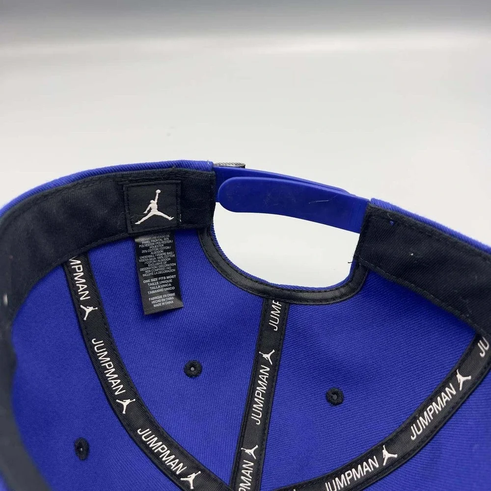 Air Jordan‎ Hat Men Blue Embroidered Logo Jumpman Snap Back Cap